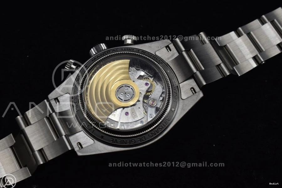 Bracelet on A7750 SS Best Daytona ADGF Edition Dial Orange SS Black 0325